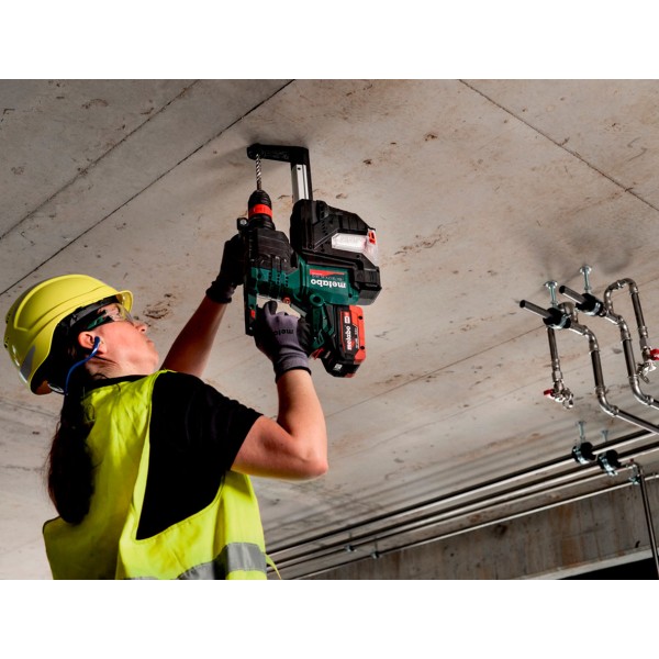 Аккумуляторный перфоратор Metabo KH 18 LTX BL 28 Q SET ISA, 2 акб 18V 5.5 Ah LiHD, з/у ASC 145 в MetaBox 185 XL