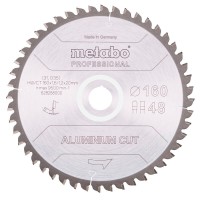 Пильный диск Metabo Aluminium cut - professional, 160x20 Z48 FZ/TZ 5°neg