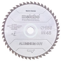 Пильный диск Metabo Aluminium cut - professional, 165x20 Z48 FZ/TZ 5°neg