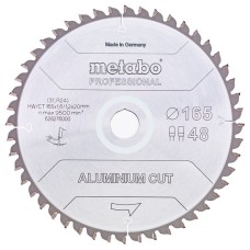 Пильный диск Metabo Aluminium cut - professional, 165x20 Z48 FZ/TZ 5°neg