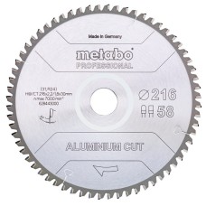 Пильный диск Metabo Aluminium cut - professional, 216x30 Z58 FZ/TZ 5°neg