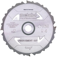 Пильный диск Metabo Fibercement cut — professional, 165x20 Z4 PCD FZ 5°
