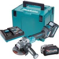 Аккумуляторная угловая шлифмашина Makita GA023GM201, 2 акб 4 Ah, з/у, кейс