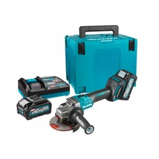 Акумуляторна кутова шліфмашина Makita GA008GM201, 2 акб 4 Ah, з/п, кейс