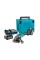 Аккумуляторная угловая шлифмашина Makita GA008GM201, 2 акб 4 Ah, з/у, кейс