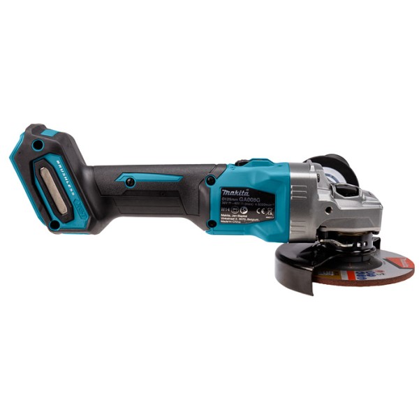 Аккумуляторная угловая шлифмашина Makita GA008GM201, 2 акб 4 Ah, з/у, кейс