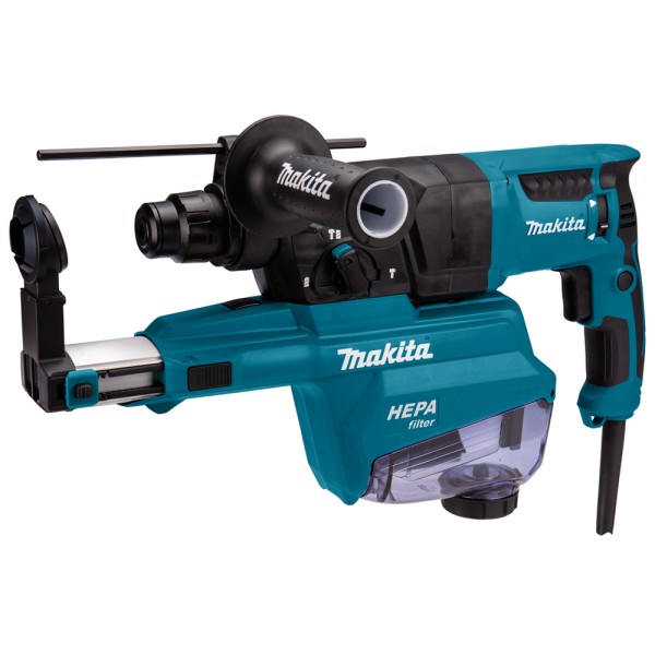 Перфоратор Makita HR2652 із системою пиловидалення, у кейсі