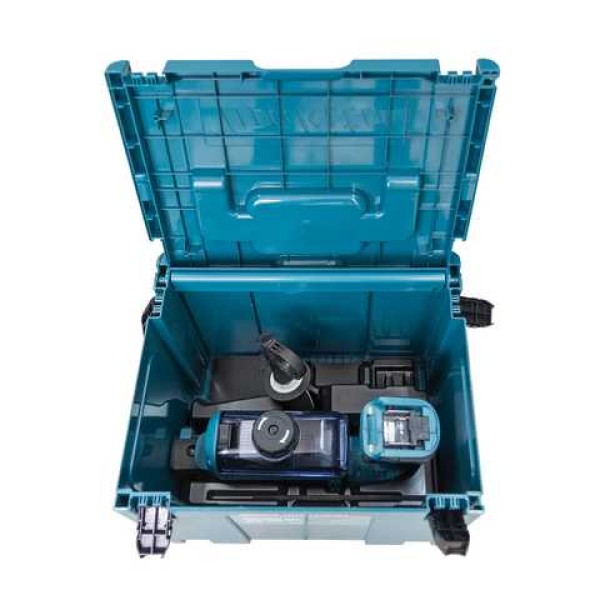 Аккумуляторный перфоратор Makita DHR182ZWJ с системой пылеудаления, без акб, в кейсе