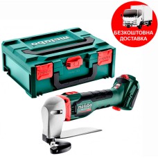Аккумуляторные высечные ножницы Metabo SCV 18 LTX BL 1.6, без акб в MetaBOX 145