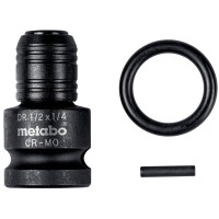 Адаптер Metabo с 1/2" на 1/4" со стопорным кольцом и штифтом