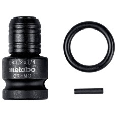 Адаптер Metabo с 1/2" на 1/4" со стопорным кольцом и штифтом