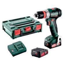 Аккумуляторная дрель-шуруповерт Metabo PowerMaxx BS 12 BL Q с 2 акб, з/п SC 30 в metaBOX 118
