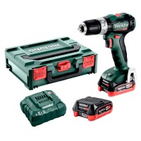 Аккумуляторная ударная дрель-шуруповерт Metabo PowerMaxx SB 12 BL с 2 акб LiHD 4 Ah, з/у ASC 55 в metaBOX 118