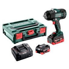Аккумуляторный ударный гайковерт Metabo SSW 18 LTX 1450 BL с 2 акб 5.5 Ah, з/у ASC 145, metaBOX 145 L