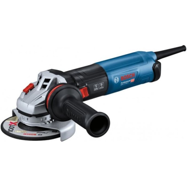 Кутова шліфмашина Bosch Professional GWS 17-125 S з регулюванням, антивібраційною рукояткою та пиловим фільтром
