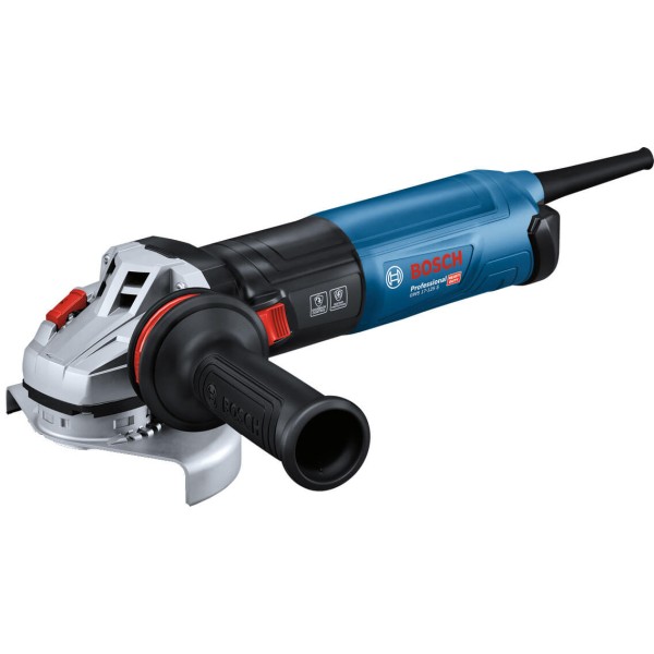 Кутова шліфмашина Bosch Professional GWS 17-125 S з регулюванням, антивібраційною рукояткою та пиловим фільтром