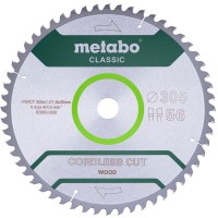 Пильный диск Metabo Cordless cut wood - classic, 305x30 Z56 WZ 5°