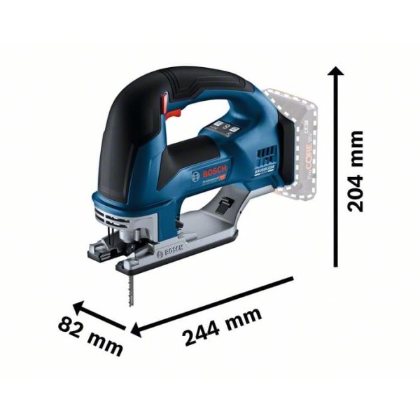 Акумуляторний лобзик Bosch GST 18V-155 BC Professional без акб і зп