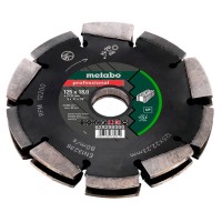 Алмазный фрезерный диск Metabo Professional UP, 125x18x22, 23 мм, универсальный