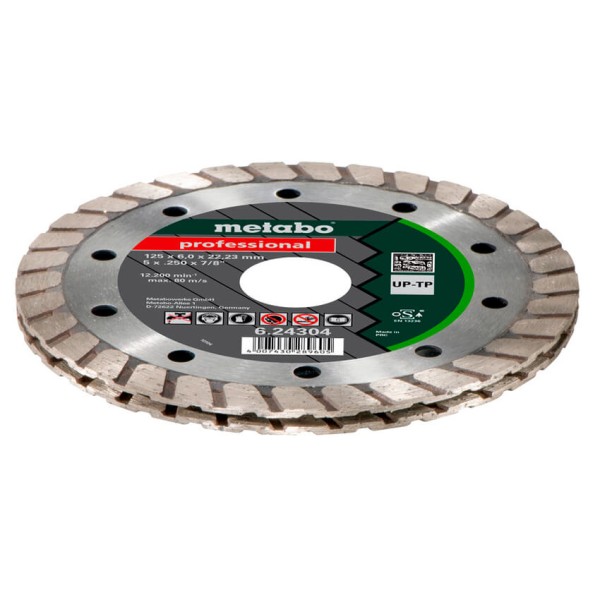 Фрезерный алмазный диск Metabo Professional UP-TP, 125x6x22,23 мм