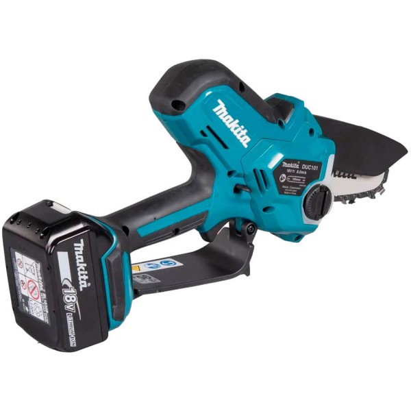 Акумуляторна ланцюгова пила Makita DUC101SY, 1 акб 18 В LXT BL1815N, з/п DC18SD