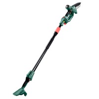 Аккумуляторная цепная пила Metabo MS 18 LTX 15 SET, без акб, с телескопической ручкой