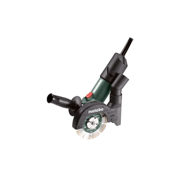 Угловая шлифмашина Metabo WEV 850-125 Set, кейс, 1 алмазный диск, вытяжной кожух