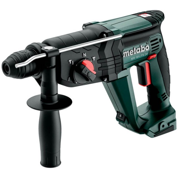 Набор аккумуляторных инструментов Metabo: болгарка W 18 7-125, перфоратор KH 18 LTX 24, 2 акб 18V 4 Ah, з/у ASC 55 в сумке