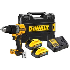 Аккумуляторный ударный дрель-шуруповерт DeWALT DCD805H2T, 2 акб 5 Ah, з/у, в чемодане TSTAK