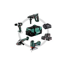 Набор аккумуляторных инструментов Metabo Combo 4.3, 3 акб 18 В Li-Power 4.0 Ah, з/у ASC 145, сумка
