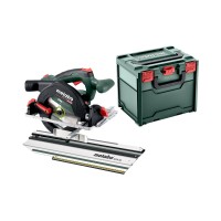 Акумуляторна дискова пила Metabo KS 18 LTX 57 BL без акб, з торцювальною шиною, в кейсі Metabox