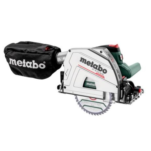 Акумуляторна занурювальна дискова пила Metabo KT 18 LTX 66 BL, напрямна шина FS 160, кейс, без акб