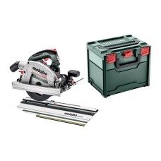 Аккумуляторная погружная дисковая пила Metabo KS 18 LTX 66 BL, торцовочная шина KFS 44, кейс, без акб