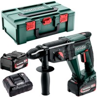 Аккумуляторный перфоратор Metabo KH 18 LTX 24, 2 акб Li-Power 18V 4 Ah, з/у ASC 55 Air Cooled в MetaBOX 165 L