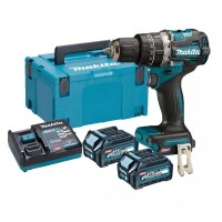Аккумуляторный шуруповерт Makita HP002GA201 XGT, 2x2.0 Ah, DC40RC