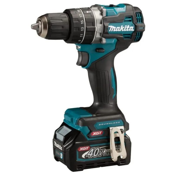 Аккумуляторный шуруповерт Makita HP002GA201 XGT, 2x2.0 Ah, DC40RC