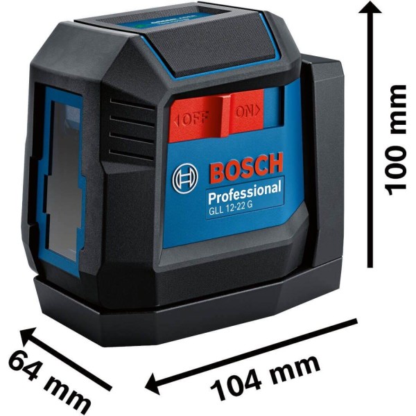Аккумуляторный лазерный нивелир Bosch Professional GLL 12-22 G с чехлом