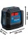 Лазерный нивелир Bosch Professional GLL 12-22 G с батарейками и чехлом