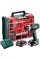 Аккумуляторная ударная дрель Metabo SB 18 L, 2 акб Li-Power 18 V 2 Ah и з/у SC 30, комплект 78 шт