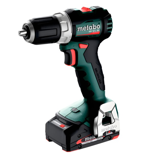 Аккумуляторная дрель-шуруповерт Metabo SB 18 L BL, акб Li-Power 18 V 2 Ah та з/у SC 30