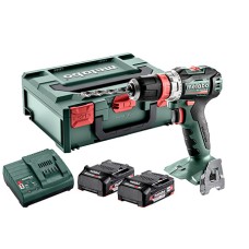 Аккумуляторная дрель-шуруповерт Metabo BS 18 L BL Q, 2 акб Li-Power 18 V 2 Ah та з/у SC 30, в кейсе