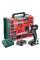 Акумуляторний ударний дриль Metabo SB 18 L BL, 2 акб Li-Power 18 V 2 Ah та з/п SC 30, комплект 78 шт