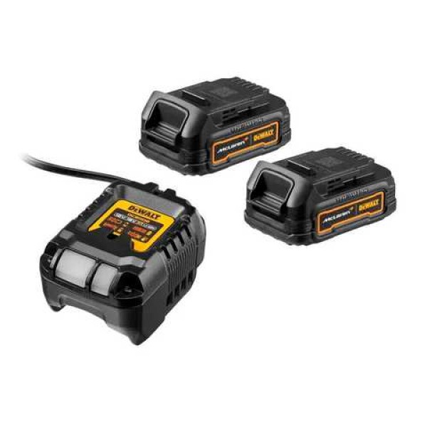Шуруповерт ударный DeWALT DCF85ME2GT McLaren F1, PowerStack 2x1.7 Ah, DCB1102, кейс TSTAK