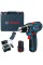 Акумуляторний дриль-шуруповерт Bosch GSR 12V-15 Professional, 2хGBA 12V 2.0Ah, з/п GAL 12V-20, набір 10 біт