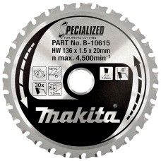 Диск Makita SPECIALIZED по стали 136x20 мм, 30T