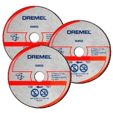 Отрезной диск по металлу и пластику Dremel DSM510, 3 шт
