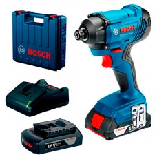 Аккумуляторный гайковерт Bosch GDR 180-LI, 2 акб 2 Ah, ЗУ, кейс