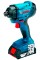 Аккумуляторный гайковерт Bosch GDR 180-LI, 2 акб 2 Ah, ЗУ, кейс