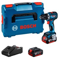 Аккумуляторная дрель-шуруповерт Bosch Professional GSR 18V-90 C с 2 акб GBA 18V 5 Ah и з/у GAL 18V-40, в L-BOXX 136