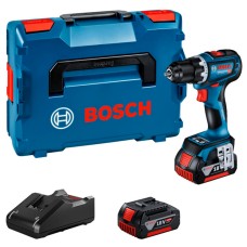 Аккумуляторная дрель-шуруповерт Bosch Professional GSR 18V-90 C с 2 акб GBA 18V 5 Ah и з/у GAL 18V-40, в L-BOXX 136